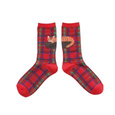 画像1: 松尾ミユキ  Check Socks Stripe MM313 (1)