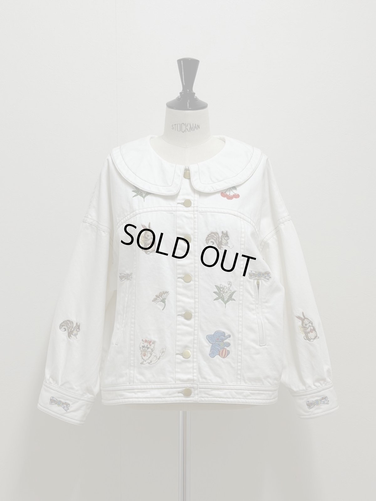 画像8: 【5月中旬〜5月下旬】fortune刺繍Gジャン(M) 　6190040 (8)