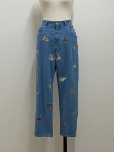 画像17: 【5月中旬〜5月下旬】fortune刺繍デニムパンツ(M)　6140050 (17)