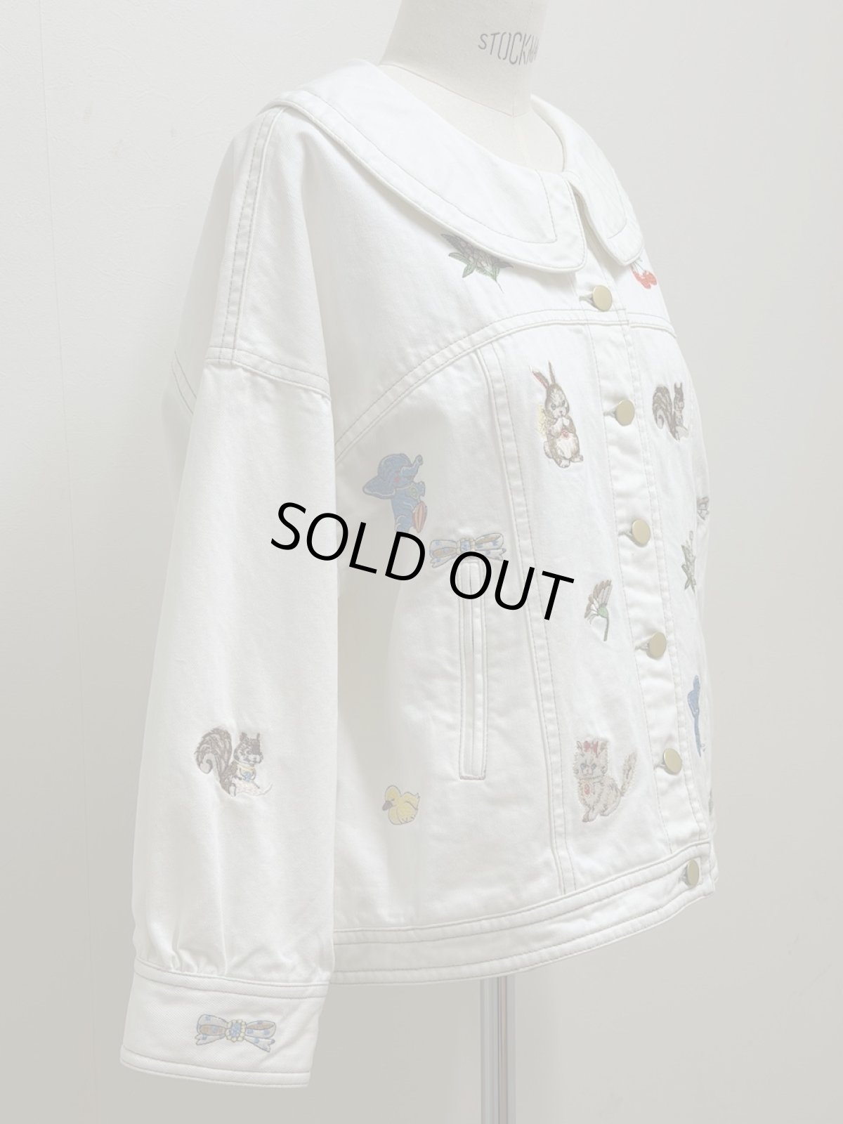 画像10: 【5月中旬〜5月下旬】fortune刺繍Gジャン(M) 　6190040 (10)