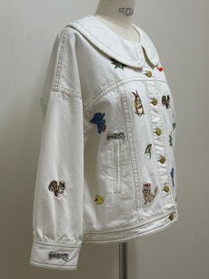 画像10: 【5月中旬〜5月下旬】fortune刺繍Gジャン(M) 　6190040 (10)