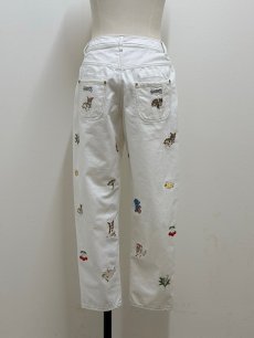 画像13: 【5月中旬〜5月下旬】fortune刺繍デニムパンツ(M)　6140050 (13)