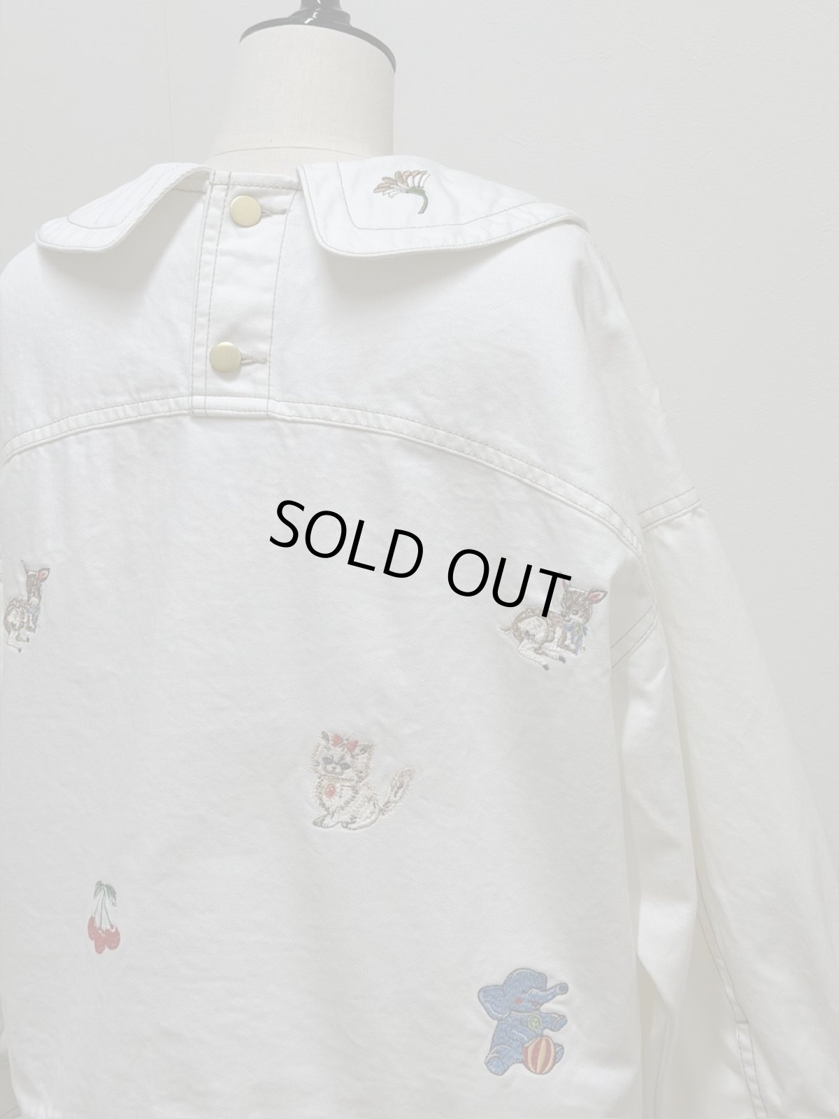 画像12: 【5月中旬〜5月下旬】fortune刺繍Gジャン(M) 　6190040 (12)