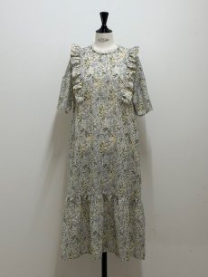 画像1: 【5月下旬〜6月上旬】秘密の猫庭ワンピース（M） 6110290　※早期締切商品 (1)