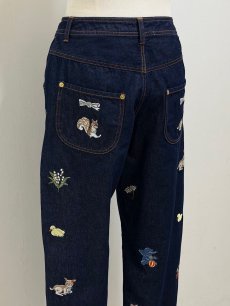 画像8: 【5月中旬〜5月下旬】fortune刺繍デニムパンツ(M)　6140050 (8)