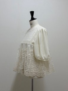 画像2: 【5月中旬〜5月下旬】シュシュブラウス（M） 6170090 (2)