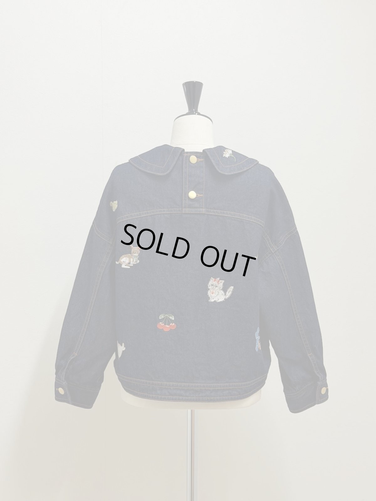 画像4: 【5月中旬〜5月下旬】fortune刺繍Gジャン(M) 　6190040 (4)