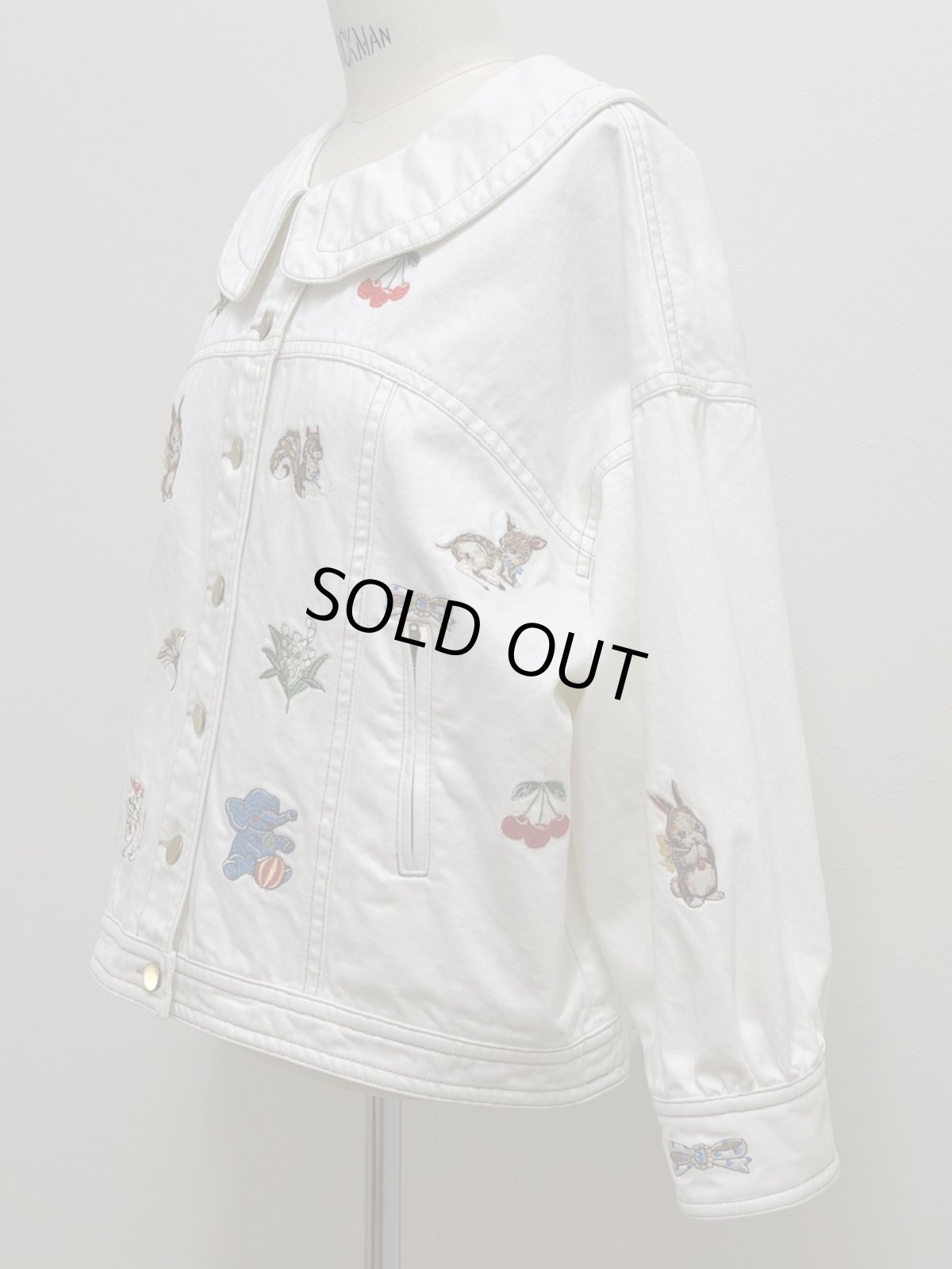 画像9: 【5月中旬〜5月下旬】fortune刺繍Gジャン(M) 　6190040 (9)