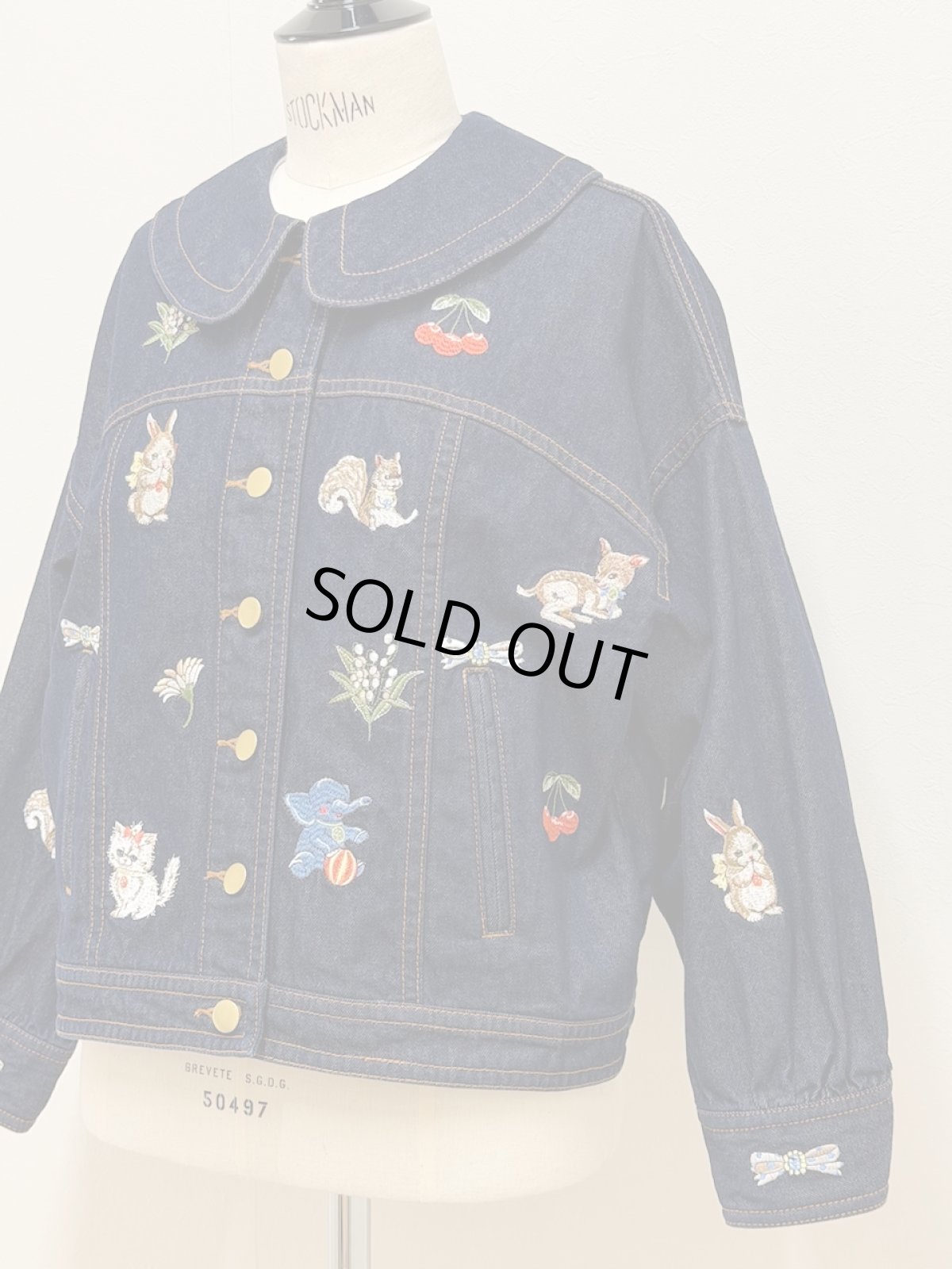 画像2: 【5月中旬〜5月下旬】fortune刺繍Gジャン(M) 　6190040 (2)