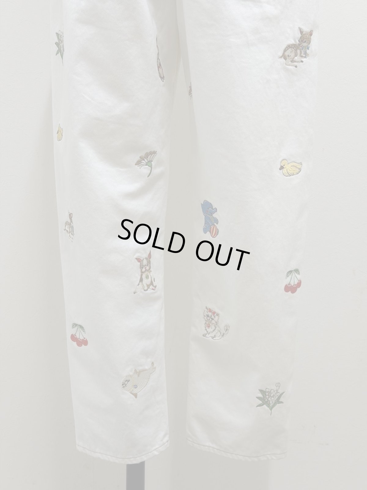 画像17: 【5月中旬〜5月下旬】fortune刺繍デニムパンツ(3L)　6640060 (17)