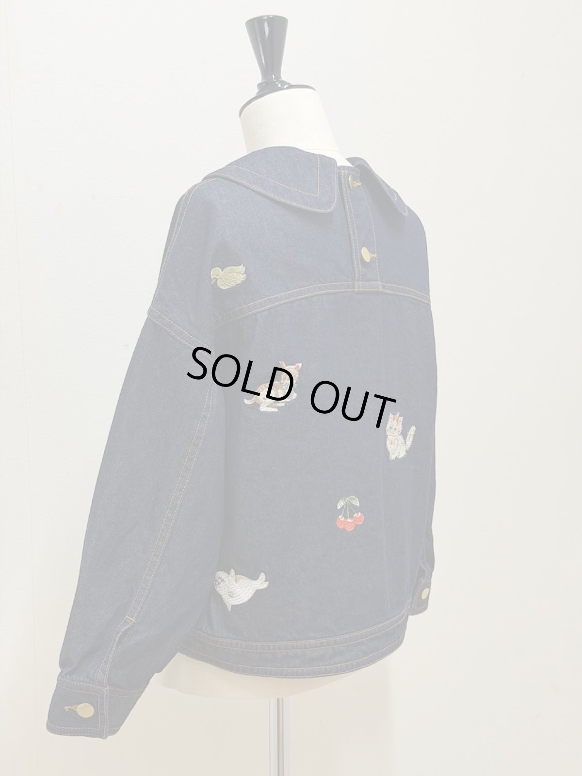 画像7: 【5月中旬〜5月下旬】fortune刺繍Gジャン(M) 　6190040 (7)