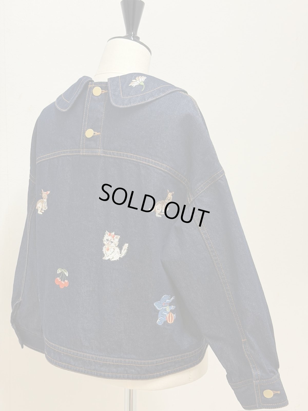 画像6: 【5月中旬〜5月下旬】fortune刺繍Gジャン(M) 　6190040 (6)