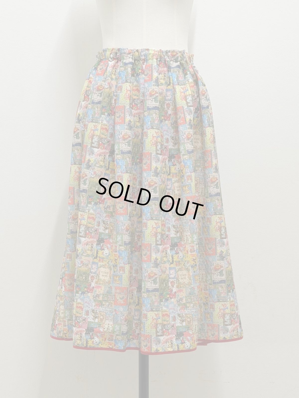 画像1: 【5月下旬〜6月中旬】アンティークボードスカート（3L）6660300 (1)