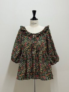 画像9: 【5月下旬〜6月上旬】秘密の猫庭ブラウス（M） 6170110　※早期締切商品 (9)