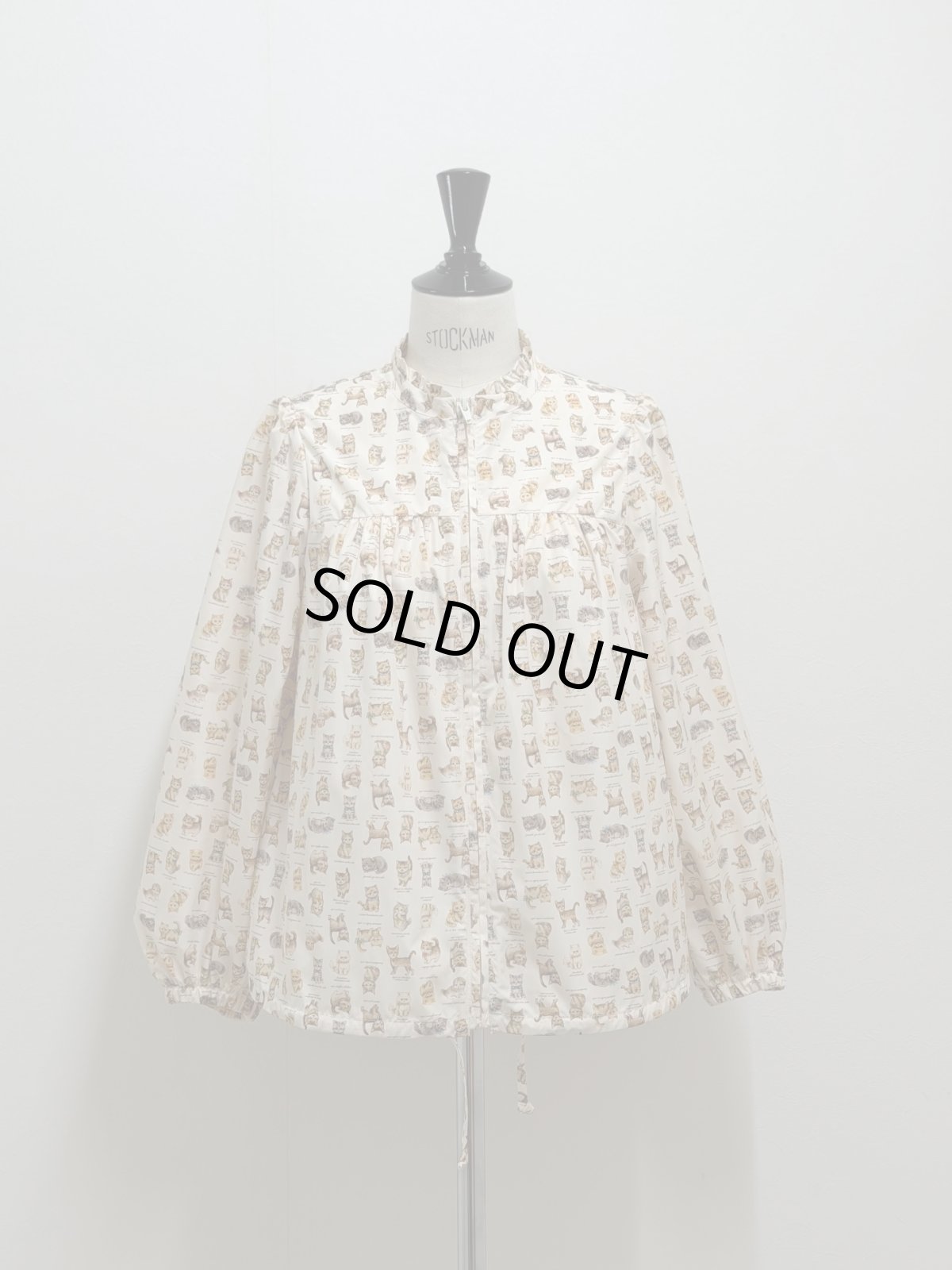 画像1: 【4月下旬〜5月中旬】こねこ図鑑レインブルゾン（3L）6690070 (1)