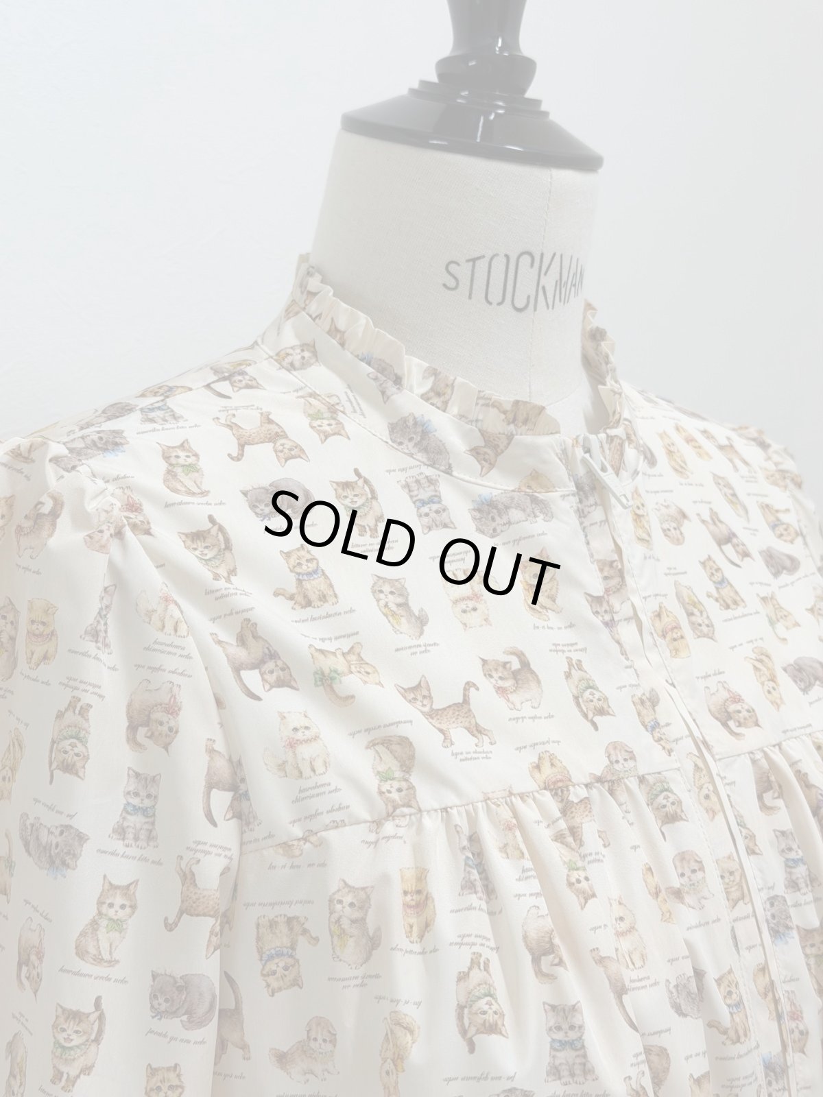 画像3: 【4月下旬〜5月中旬】こねこ図鑑レインブルゾン（3L）6690070 (3)