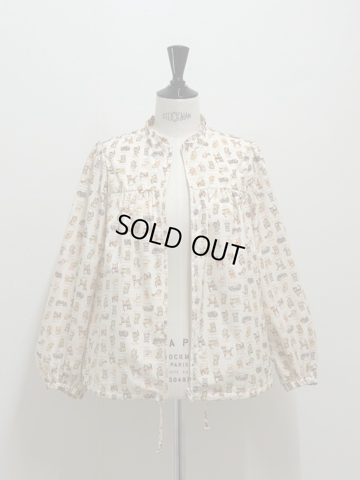 画像2: 【4月下旬〜5月中旬】こねこ図鑑レインブルゾン（3L）6690070 (2)