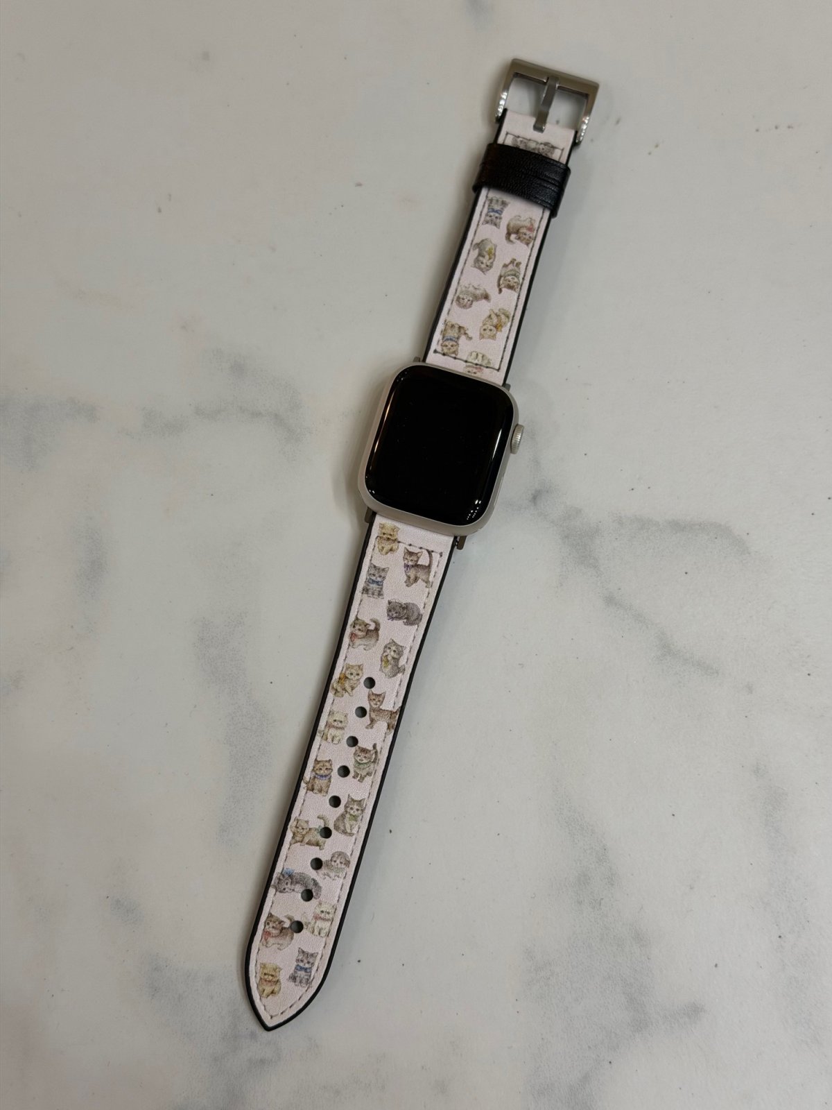 画像1: 【3月下旬〜4月上旬】こねこ図鑑アップルウォッチベルト　6100290 (1)