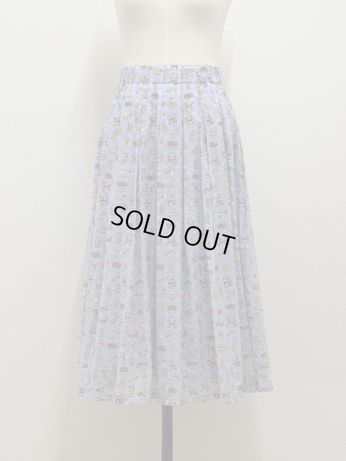 画像9: Y・Y様【6月上旬〜6月中旬】こねこ図鑑ボリュームスカート（3L）6660340 ※数量限定 (9)