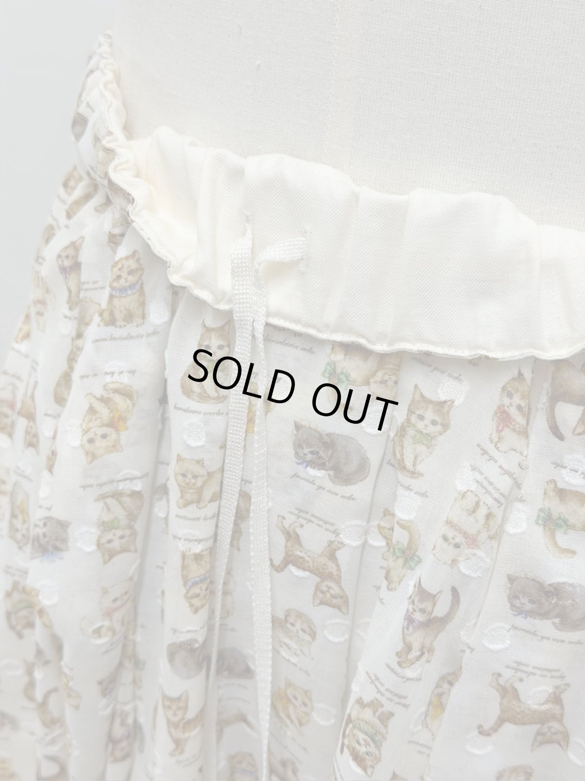 画像5: Y・Y様【6月上旬〜6月中旬】こねこ図鑑ボリュームスカート（3L）6660340 ※数量限定 (5)