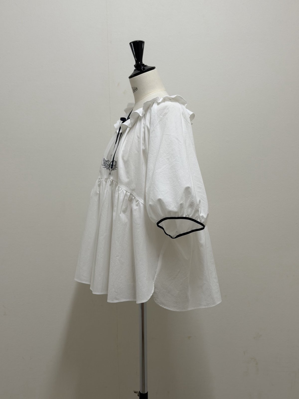 画像7: 【6月上旬〜6月中旬】ラブスワンブラウス（3L） 6670180A (7)