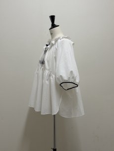 画像7: 【6月上旬〜6月中旬】ラブスワンブラウス（3L） 6670180A (7)