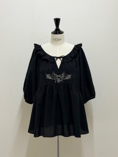 画像1: 【6月上旬〜6月中旬】ラブスワンブラウス（3L） 6670180A (1)