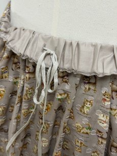 画像2: 【6月上旬〜6月中旬】こねこ図鑑ボリュームスカート（3L）6660340 ※数量限定 (2)