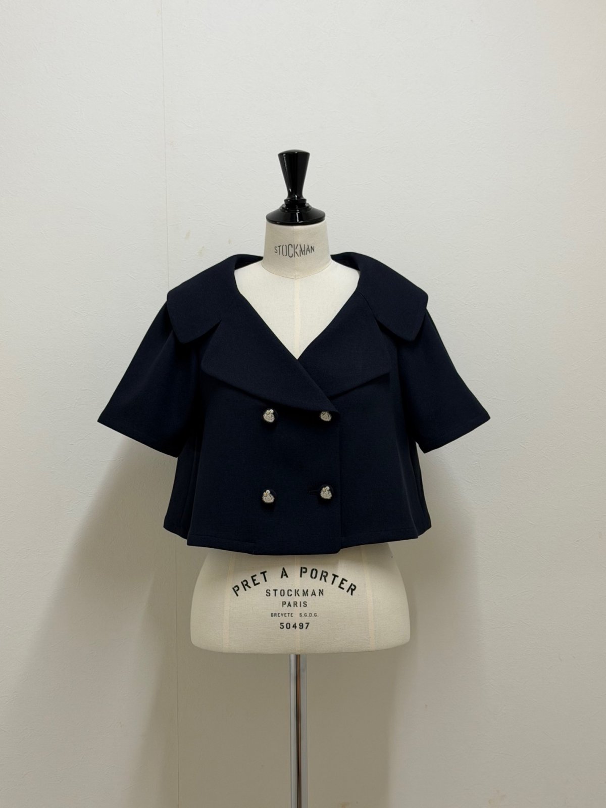 画像1: 【6月中旬〜6月下旬】パフショートジャケット（M）6190100 (1)