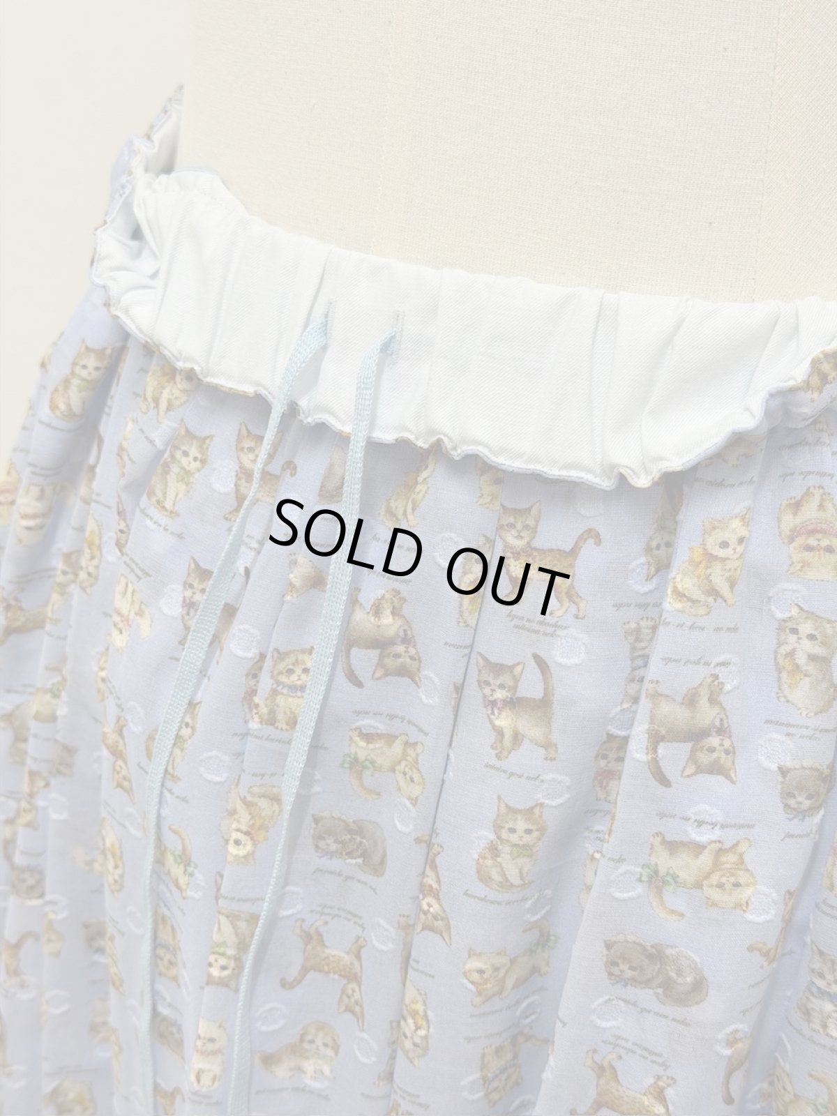 画像10: Y・Y様【6月上旬〜6月中旬】こねこ図鑑ボリュームスカート（3L）6660340 ※数量限定 (10)