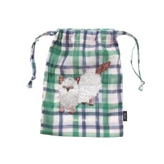 画像1: 松尾ミユキ Sheer Drawstring pouch Chad MM591 (1)