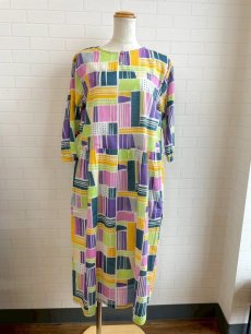 画像1: kilki ワンピース ドローイングミックス PK (1)