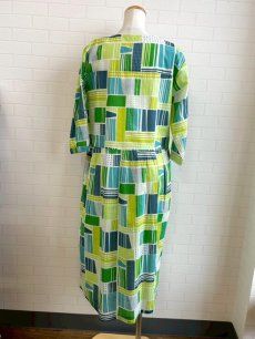 画像2: kilki ワンピース ドローイングミックス GN (2)