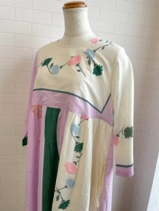 画像3: kilki ワンピース スカーフプリント PU (3)