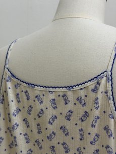 画像6: 【7月下旬〜8月上旬】Bunnyパターンメッシュキャミ（3L）6680290 (6)