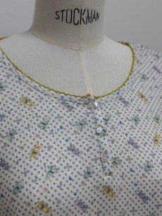 画像2: 【7月下旬〜8月上旬】BunnyパターンメッシュロンT（3L）6680310 (2)