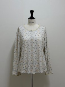 画像1: 【7月下旬〜8月上旬】BunnyパターンメッシュロンT（3L）6680310 (1)