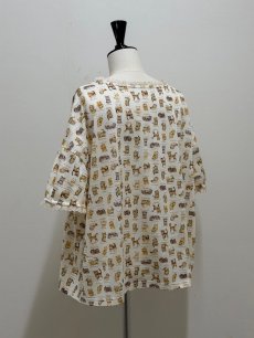 画像10: 【7月下旬〜8月上旬】テキスタイルシューTシャツ（M）6180320 (10)