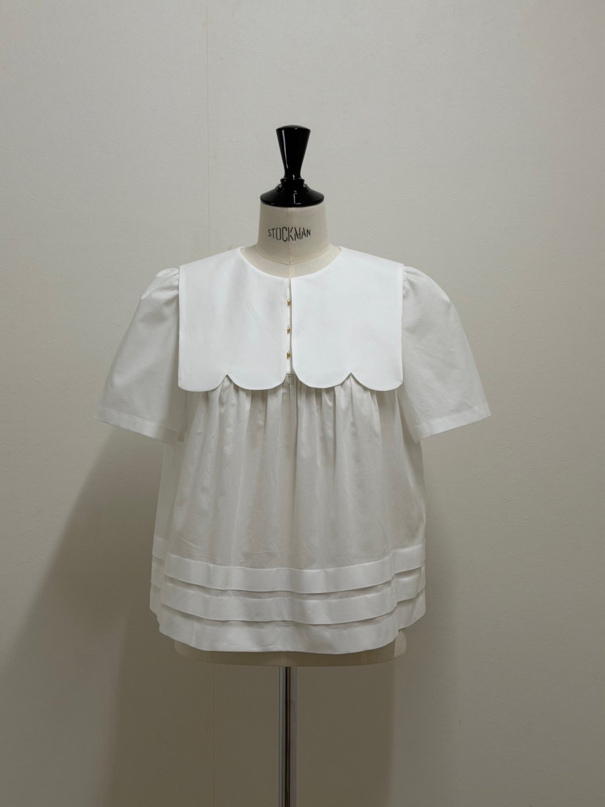 画像1: 【7月下旬〜8月上旬】ケープブラウス（M） 6170220 (1)