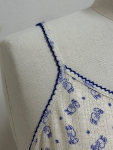 画像3: 【7月下旬〜8月上旬】Bunnyパターンメッシュキャミ（3L）6680290 (3)