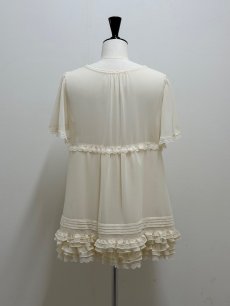 画像8: 【7月下旬〜8月上旬】デコレーションブラウス（3L） 6670210 (8)