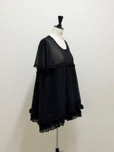 画像2: 【7月下旬〜8月上旬】デコレーションブラウス（3L） 6670210 (2)