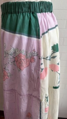 画像2: kilki スカート スカーフプリント PU (2)