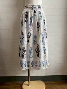 画像1: kilki スカート ヒヤシンス WH (1)