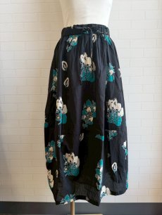 画像1: kilki スカート ストロベリービー BK (1)