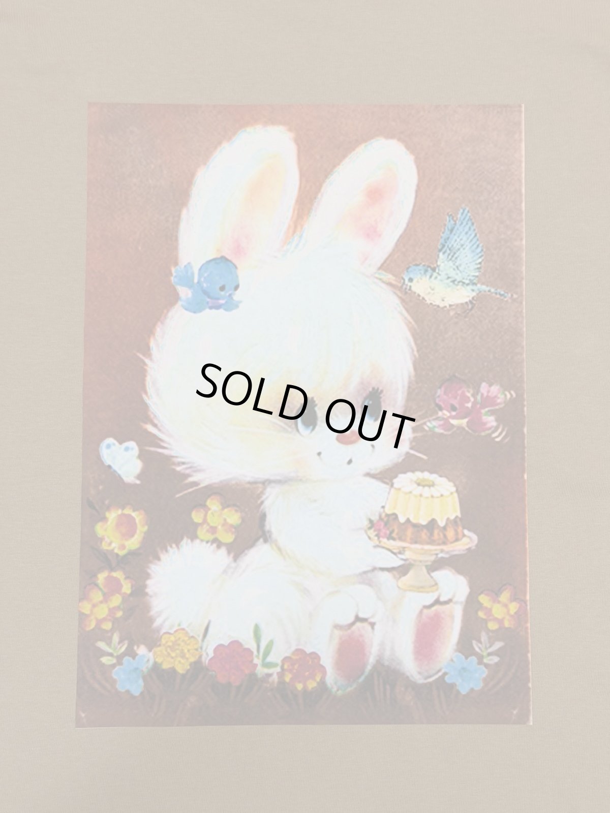 画像4: 【6月中旬〜6月下旬】ぺたぺたプレーンTシャツ・bunny M（大きめM）6180180-1B (4)
