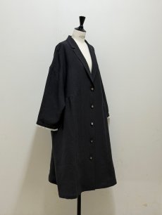 画像2: 【9月中旬〜9月下旬】うさボタンコート（3L）6695040 (2)