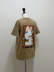 画像1: 【6月中旬〜6月下旬】ぺたぺたプレーンTシャツ・bunny 2XL（メンズサイズ）6680200-1B (1)