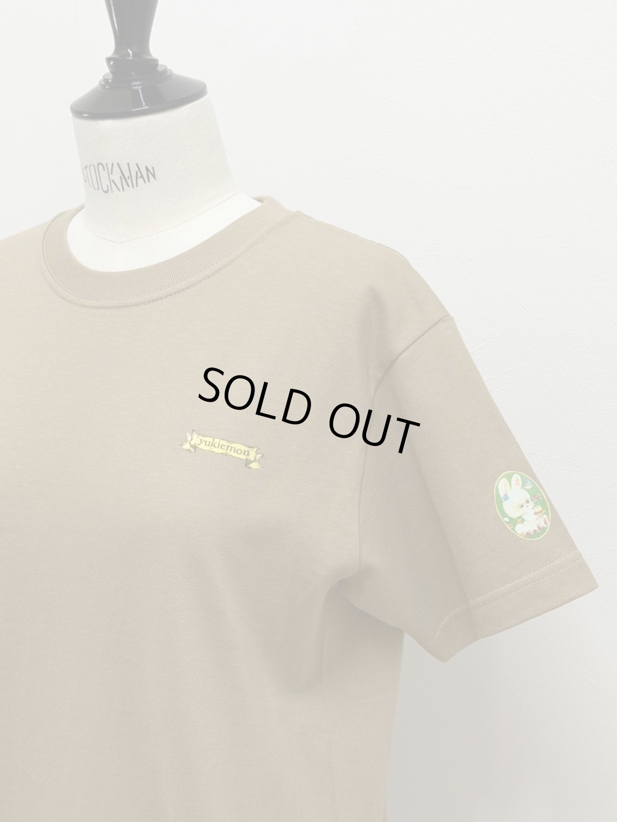 画像3: 【6月中旬〜6月下旬】ぺたぺたプレーンTシャツ・bunny M（大きめM）6180180-1B (3)