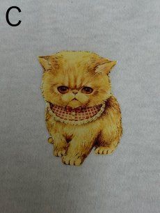 画像7: 【6月中旬〜6月下旬】ぺたぺたこねこ図鑑Tシャツ 3L（長め3L）6680380 (7)